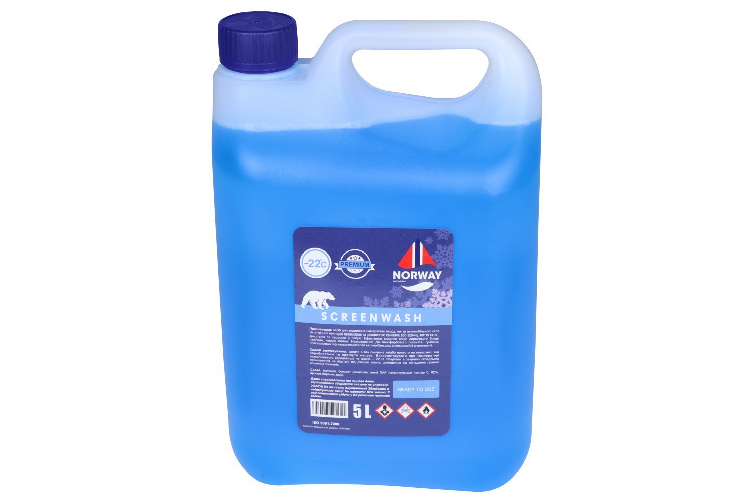 ОМИВАЧ СКЛА ЗИМОВИЙ -22°C 5Л.